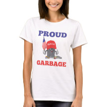 Funny Trump proud MAGA Cartoon Garbage  American 