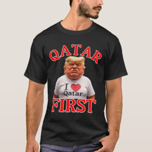 Funny Trump Qatar First Jet From Qater T-Shirt