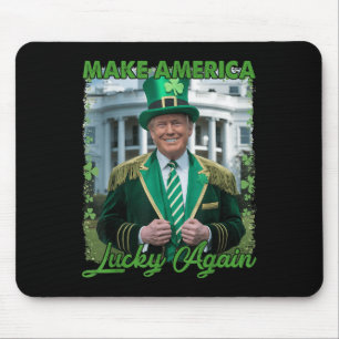 Funny Trump Republican Make America Lucky Again Le Mouse Mat