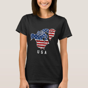 Funny Trump’s Vision Of Usa Map With Canada And T-Shirt