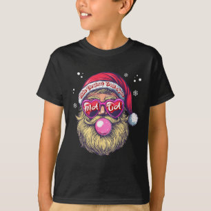 Funny Trump Santa Christmas Pink Bubble Gum Make X T-Shirt