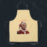 Funny Trump Santa Claus Christmas Card Apron<br><div class="desc">Funny Trump Santa Claus Christmas Card</div>