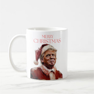 Funny Trump Santa Claus Christmas Card Coffee Mug