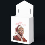 Funny Trump Santa Claus Christmas Card Favour Box<br><div class="desc">Funny Trump Santa Claus Christmas Card</div>