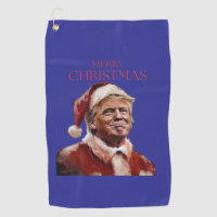 Funny Trump Santa Claus Christmas Card