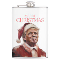 Funny Trump Santa Claus Christmas Card