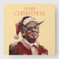 Funny Trump Santa Claus Christmas Card