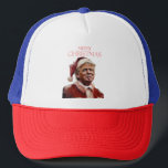 Funny Trump Santa Claus Christmas Card Trucker Hat<br><div class="desc">Funny Trump Santa Claus Christmas Card</div>