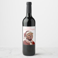 Funny Trump Santa Claus Christmas Card