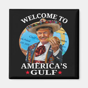 Funny Trump Shirt America's Gulf Est 2025 Trump Me Magnet