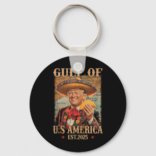 Funny Trump Shirt Americas Gulf Est 2025 Trump Mer Key Ring