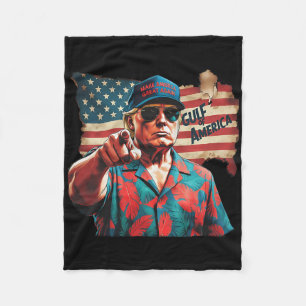 Funny Trump Shirt Gulf Of Us America Est 2025 2 Fleece Blanket