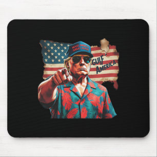 Funny Trump Shirt Gulf Of Us America Est 2025 2 Mouse Mat