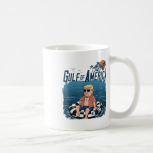 Funny Trump Shirt Gulf Of Us America Est 2025 4th Coffee Mug