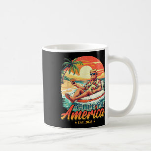 Funny Trump Shirt Gulf Of Us America Est 2025  Coffee Mug