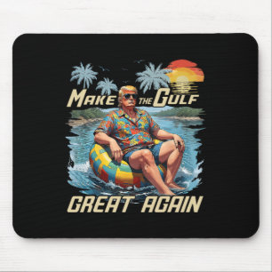 Funny Trump Shirt Make The Gulf Great Trump Mercha Mouse Mat