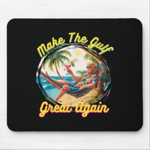 Funny Trump Shirt Make The Gulf Great Trump Mercha Mouse Mat