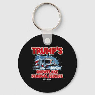 Funny Trump Snowflake Removal 2024 Election Hilari Key Ring