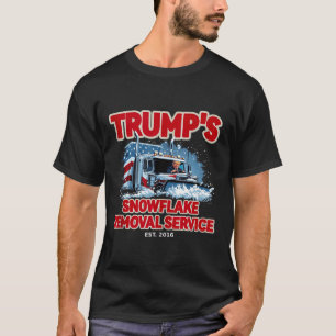 Funny Trump Snowflake Removal 2024 Election Hilari T-Shirt