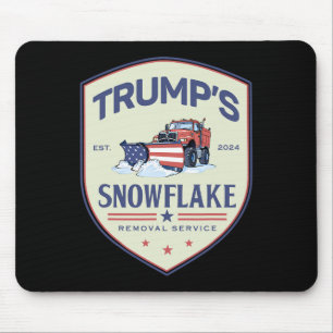 Funny Trump Snowflake Removal Service Election 202 Mouse Mat