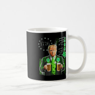 Funny Trump St Patricks Day We The People Us Flag  Coffee Mug
