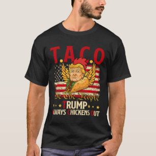 Funny Trump Taco Joke Anti Trump Protest Tee 2
