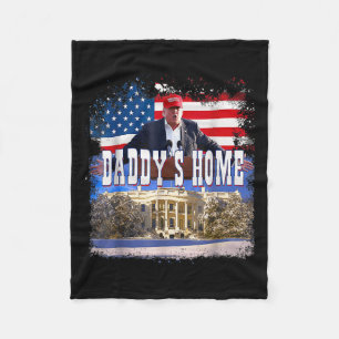 Funny Trump Take America Back Fleece Blanket