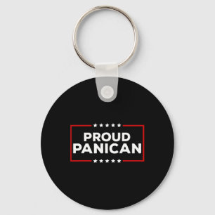 Funny Trump Tariffs Proud Panican Key Ring