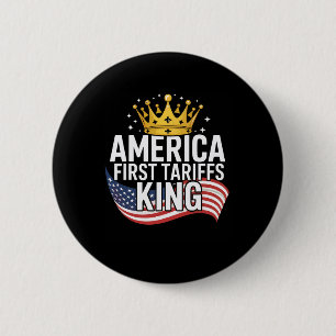 Funny Trump Tariffs Work Stock Market Pump Tariff  6 Cm Round Badge