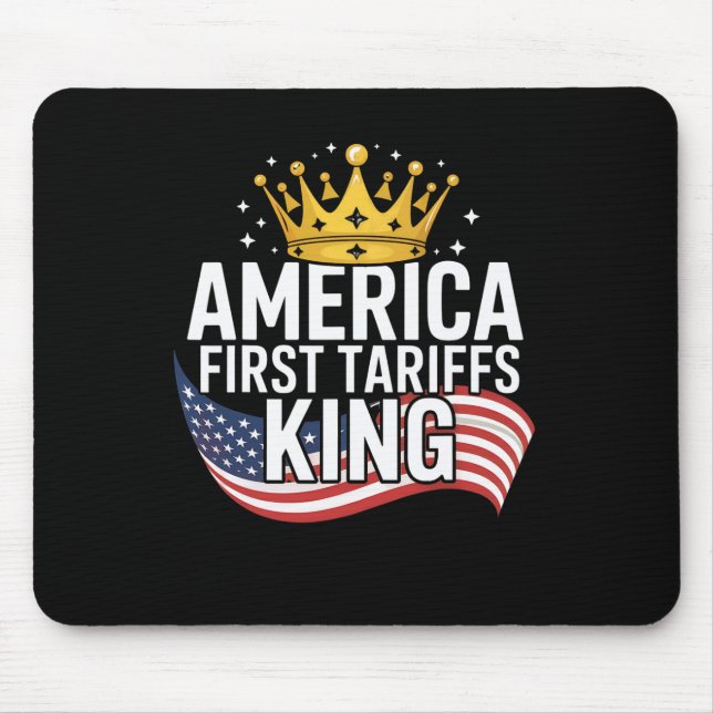 Funny Trump Tariffs Work Stock Market Pump Tariff  Mouse Mat (Front)