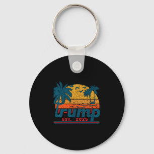 Funny Trump Tee Gulf Of Us America Est 2025 Key Ring