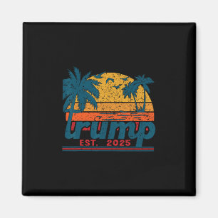 Funny Trump Tee Gulf Of Us America Est 2025 Magnet