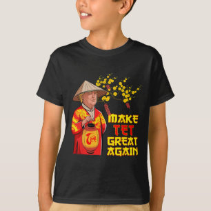 Funny Trump Tet Binh Ngo 2026 Make Tet Great Again T-Shirt
