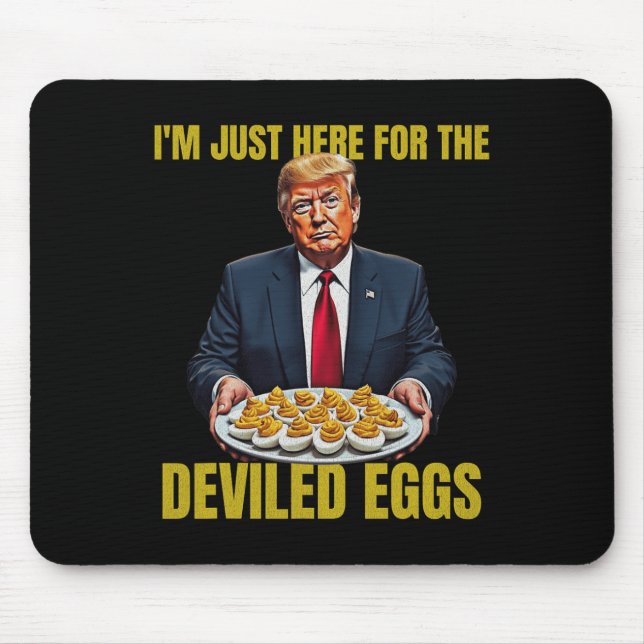 Funny Trump Thanksgiving I'm Just Here For The Dev Mouse Mat (Front)