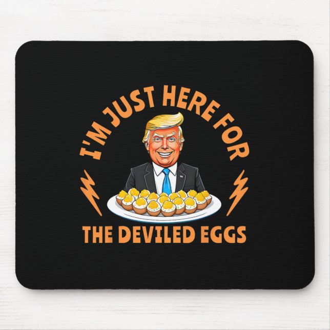 Funny Trump Thanksgiving I'm Just Here For The Dev Mouse Mat (Front)