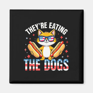 Funny Trump They Are Eating The Dogs The Cats The  Magnet