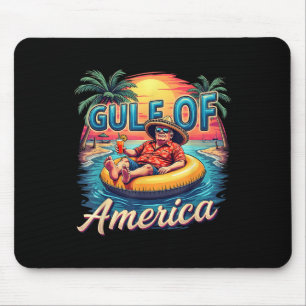 Funny Trump Vacation Gulf Coast Summer Vacation De Mouse Mat
