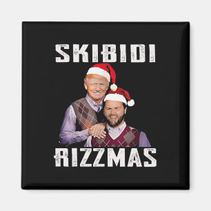 Funny Trump Vance Skibidi Rizzmas Make Christmas G Magnet