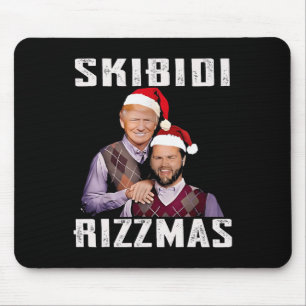 Funny Trump Vance Skibidi Rizzmas Make Christmas G Mouse Mat