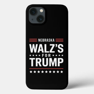 Funny Trump Vance Walz's For Trump Nebraska iPhone 13 Case
