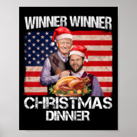 Funny Trump Vance Winner Winner Christmas Dinner S