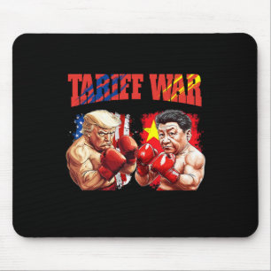 Funny Trump Vs Xi Jinping Boxing Boxing Match Mouse Mat