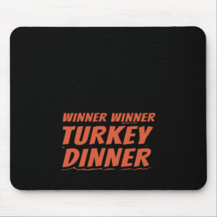 Funny Trump Winner Turkey Dinner Thanksgiving Dadd Mouse Mat