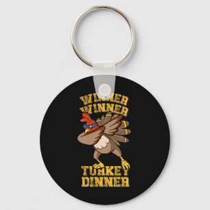Funny Trump Winner Winner Turkey Dinner Dabbing Tu Key Ring