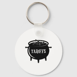 Funny Trump - Witch Cauldron Tariffs Key Ring