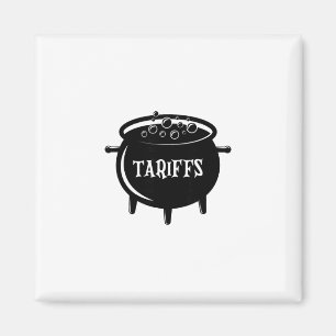 Funny Trump - Witch Cauldron Tariffs Magnet