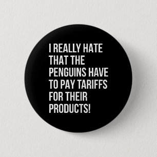 Funny Trump With Penguins Political Injustice Tari 6 Cm Round Badge