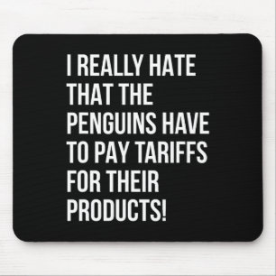Funny Trump With Penguins Political Injustice Tari Mouse Mat