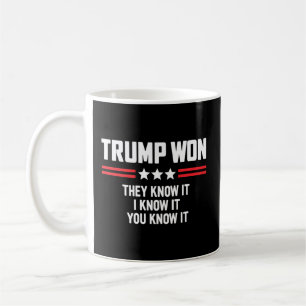 Funny-Trump-Won-They-Know-It-I-Know-It-You-Know-It Coffee Mug