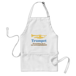 Funny Trumpet Joke Standard Apron